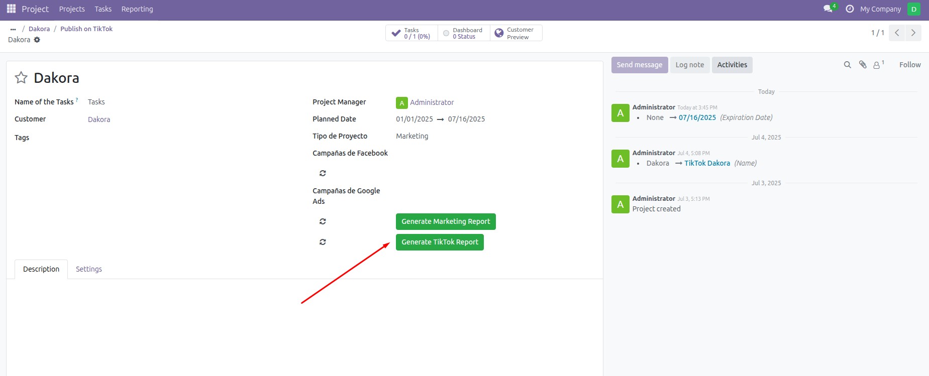 GenioLibre Screenshot
